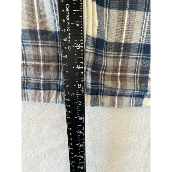 L.L. Bean Scotch Plaid Full Zip Hoodie Relaxed Fit Size Small Outdoors Fall - Picture 11 of 11